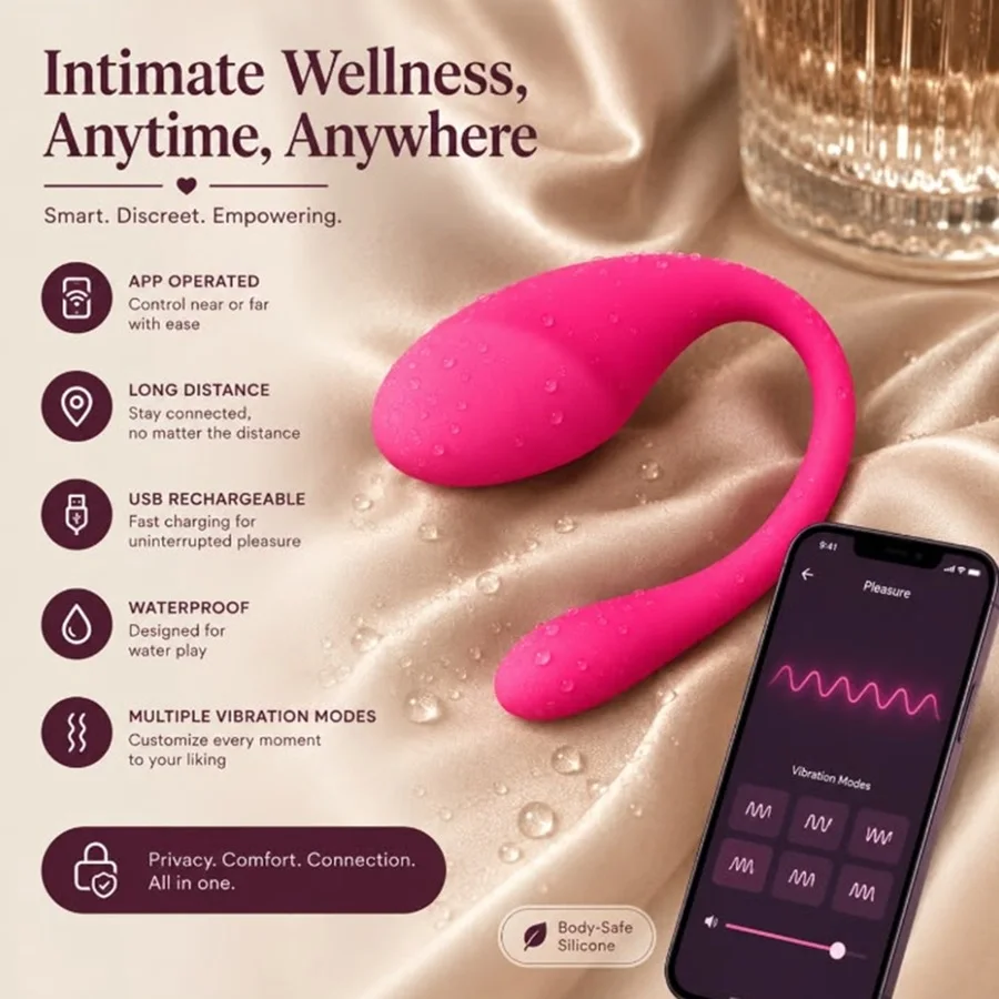 App Controlled Massager, Silk Zenith by  Kooky Nights