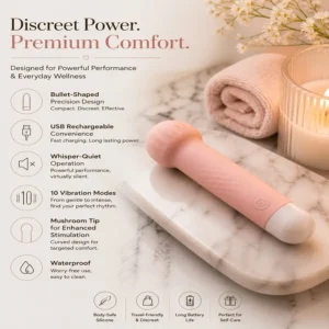 Kooky Nights VelvetTouch Compact Bullet Mushroom Massager
