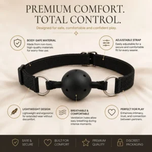 Kooky Nights Premium Breathable Mouth Gag For Couples