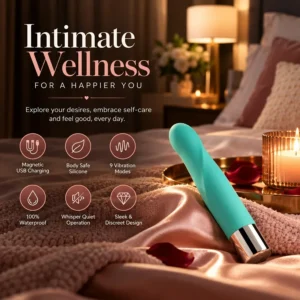 Intimate wellness rechargeable massager by Kooky Nights