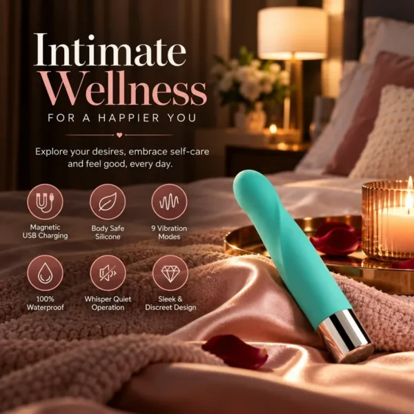 Intimate wellness rechargeable massager by Kooky Nights